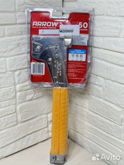 Ударный степлер хром arrow HT50