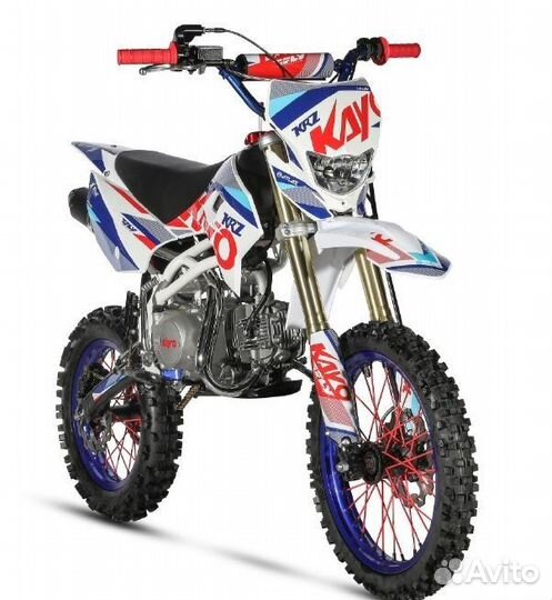Питбайк kayo classic YX125EA 17/14 KRZ (П/автомат