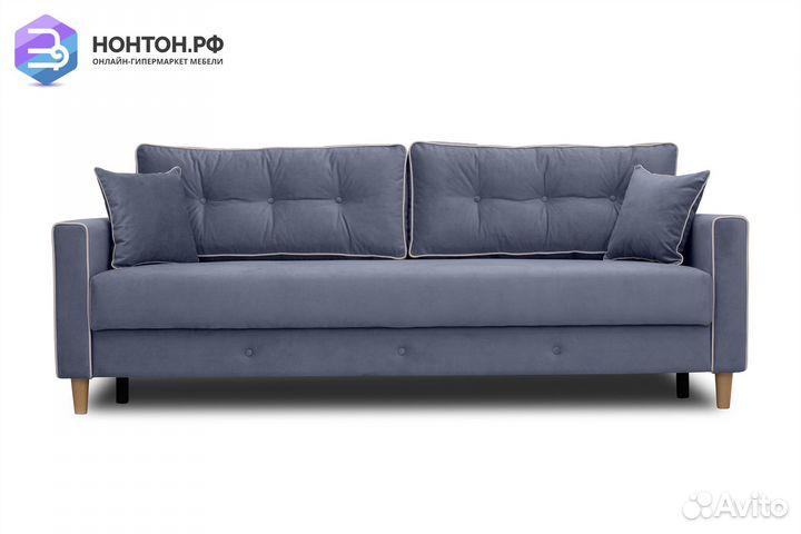 Диван тик-так Айрин светло-синий