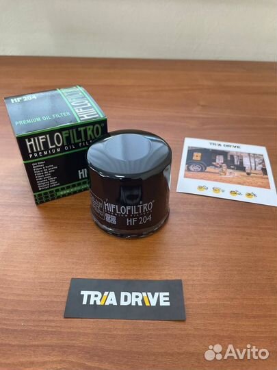 Фильтр масляный HF204 Arctic, kawasaki, yamaha