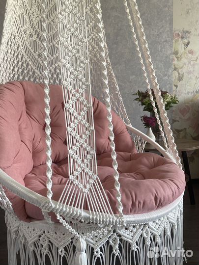 Подвесной шатер/кресло в стиле макраме бронь