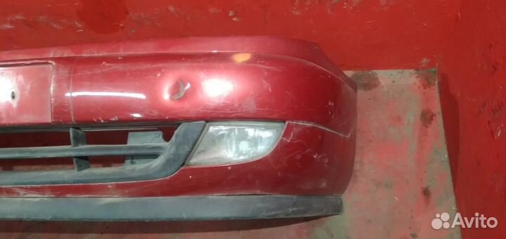 Ситроен Ксара бампер передний красный