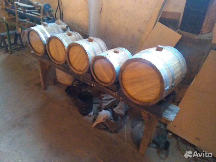 Бочка деревянная