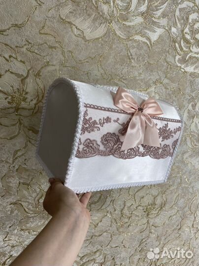 Подушечка для колец и коробка для конвертов