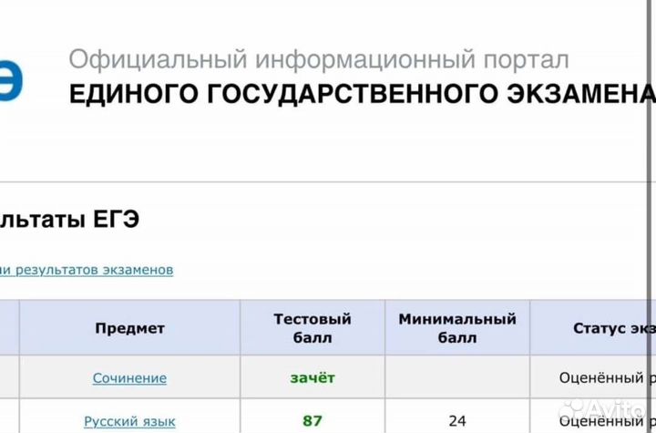Репетитор по русскому языку