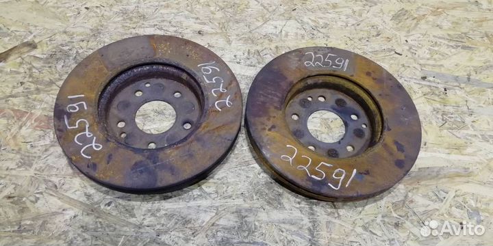 Диски тормозные (комплект) перед. Mercedes-Benz