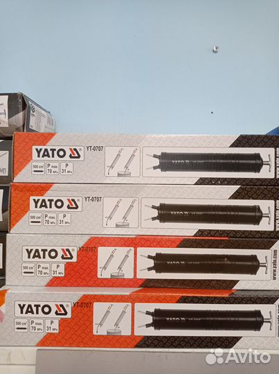 Шприц для смазки yato масляной(25c)