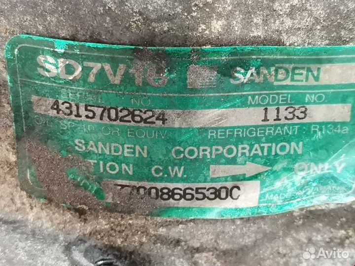 Компрессор кондиционера для Renault Megane 1