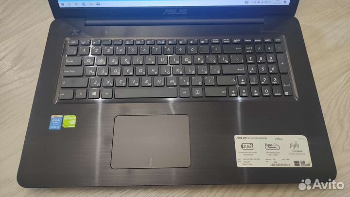 Ноутбук Asus X756UQ