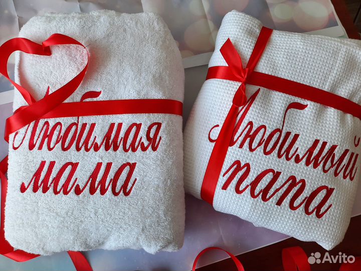 Вышивка шевронов, лого, на халатах, на подарок