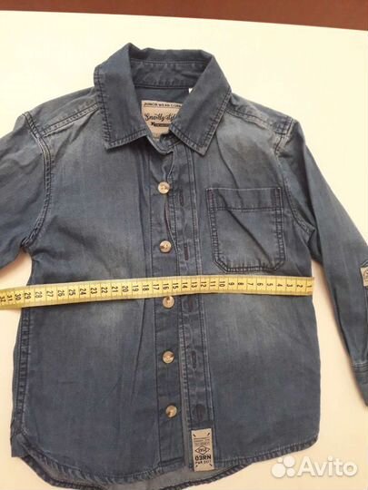 Джинсовые рубашки