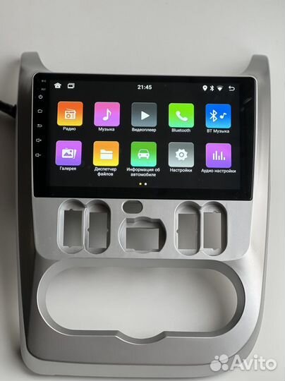 Магнитола renault logan sandero