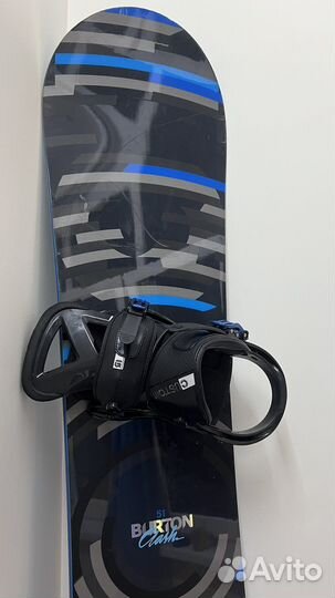 Сноуборд burton clash 151 с креплениями burton