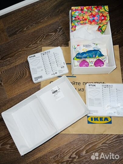 Органайзер икеа стук 34*20*10