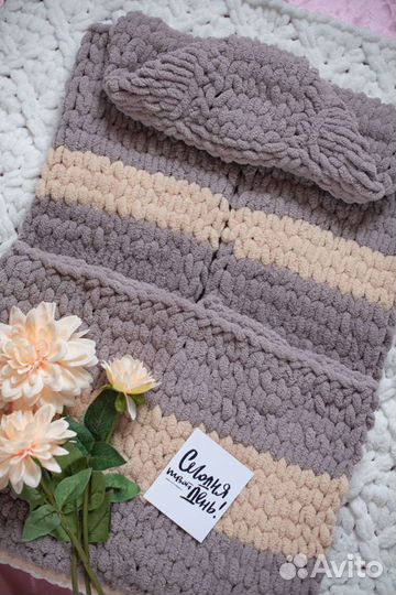 Плед с капюшоном