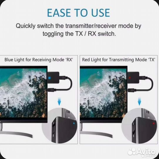 Bluetooth приемник передатчик ZF169plus v5.0