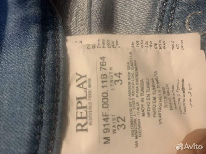 Мужские джинсы Replay 32