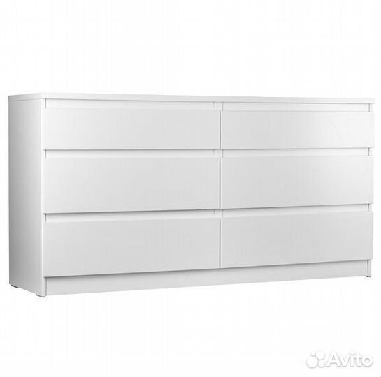 Комод 6 ящиков в стиле IKEA Кастор