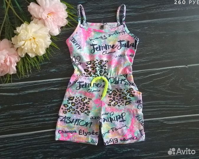 Комбенизон шорты майка костюм