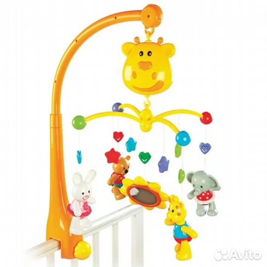 Мобиль на кроватку Жирафики