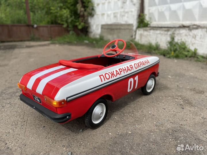Педальный москвич СССР - пожарная охрана