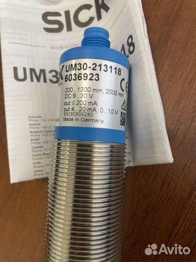 Ультразвуковой датчик sick UM30-213118