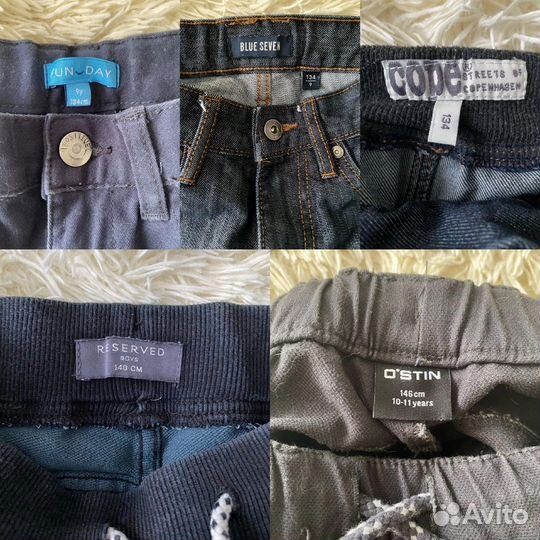Джоггеры Джинсы 134 - 140 - 146