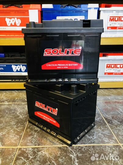 Аккумулятор Solite 62ah 600a на KiA