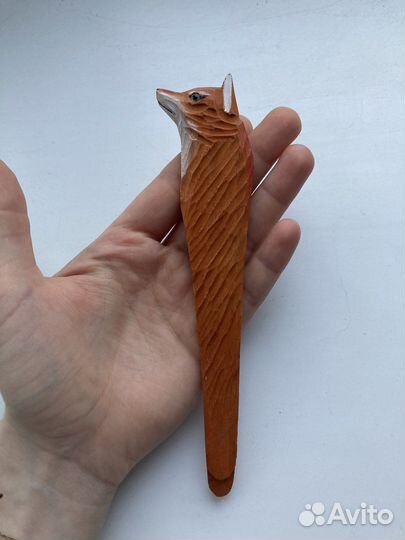 Закладка деревянная «Лиса»