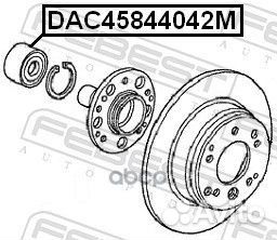 DAC45844042M подшипник ступицы передней Honda