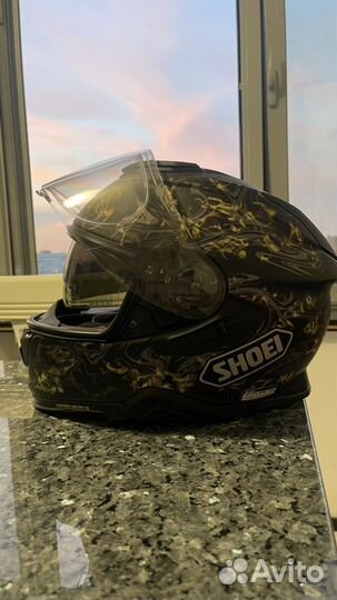 Шлем shoei GT-Air 2 conjure черно-золотой