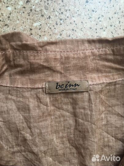 Платье-рубашка туника 46, M, италия