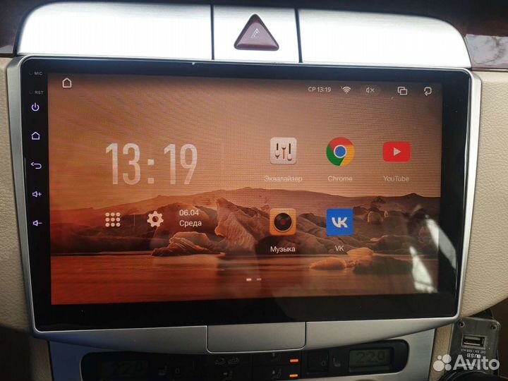 Магнитолла на пассат B6,B7 3gb 32gb экран 10.1'