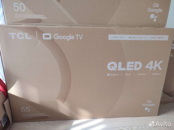 Телевизор qled TCL 55C635(140см) 120 Gerz(2023)
