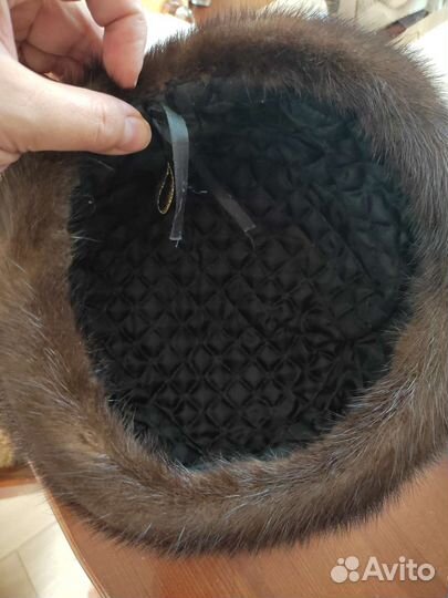 Шапка норковая женская