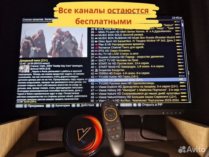 Андроид тв приставка Vontar W2 4/32GB с голосом