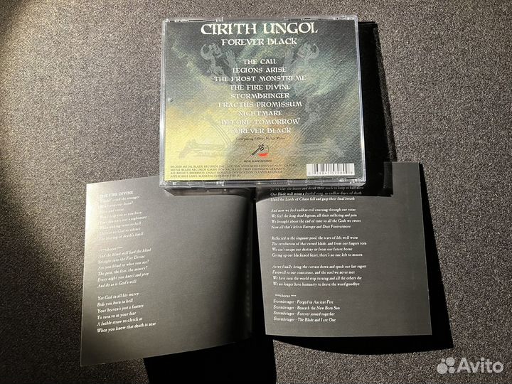 CD (rus) Cirith Ungol - Forever Black (2020)