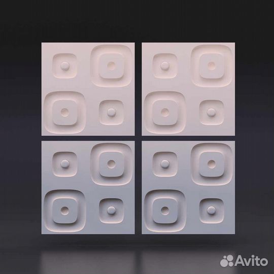 Гипсовая 3D панель 