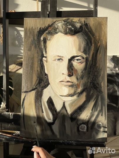 Портрет маслом по старинной фотографии