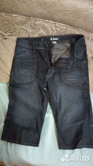 Шорты-бриджи джинсовые мужские H&M, размер 29-30