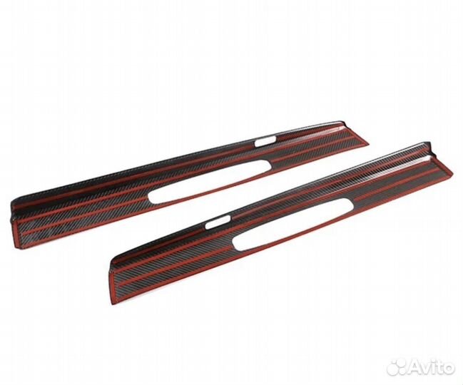 Карбон накладки порогов porsche boxster cayman