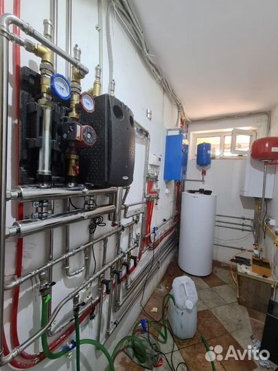 Монтаж систем отопления, водоснабжения,канализации