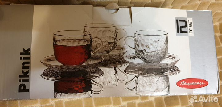 Чайные чашки с блюдцами Piknik