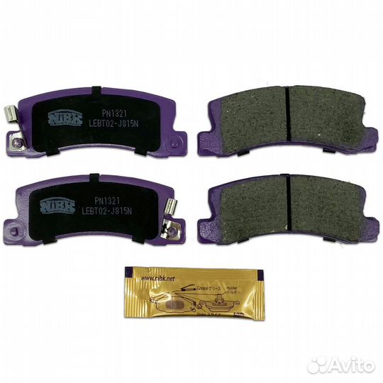 Колодки дисковые nibk PN1321
