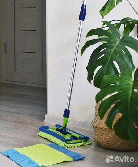 Универсальная швабра с 2 насадками от Greenway