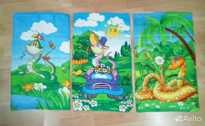 Махровые полотенца новые