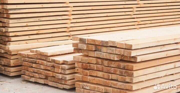 Доска строганая / Пиломатериалы / доставка ло