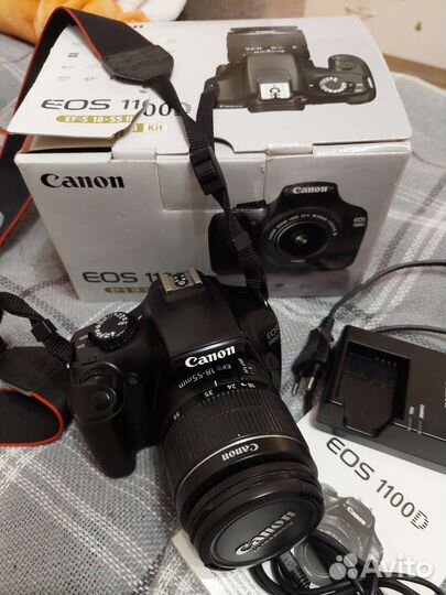 Зеркальный фотоаппарат canon eos 1100d