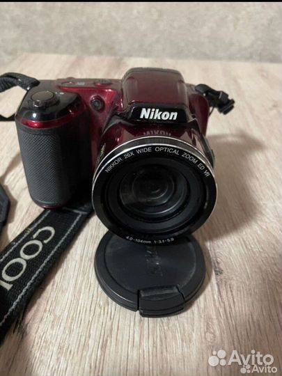 Фотоаппарат nikon coolpix l810, красный