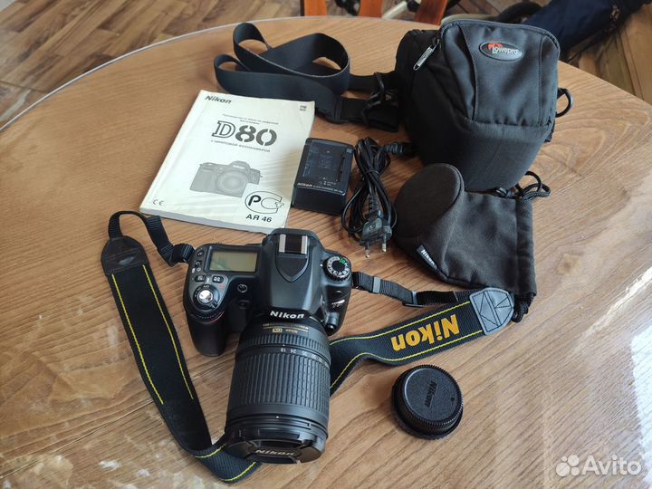 Nikon D80 kit в идеальном состоянии